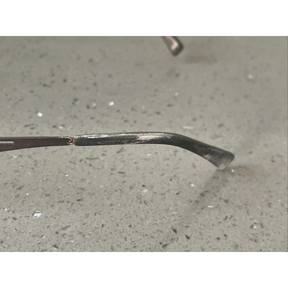 SUPERFLEX SF-424 C.3 brown SPORTS WRAP EYEGLASSES FRAMES ONLY half rim 54-18-145